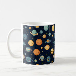 Funny Space Pattern Coffee Mug