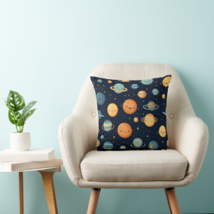 Funny Space Pattern Cushion