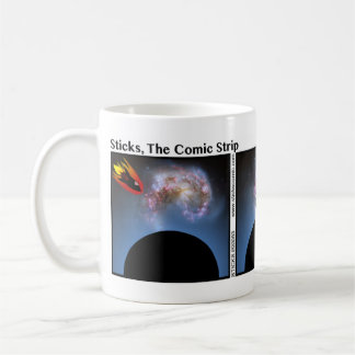 Funny Spaceship Stickman Mug - 093