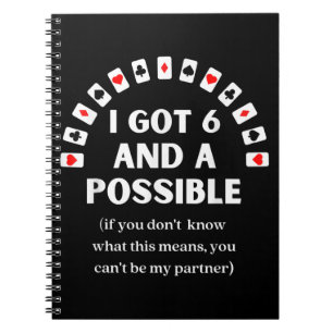 Funny Spades I Got Six And A Possible Playing Card Notebook