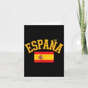 Funny spain flag saying españa country love Funny Card