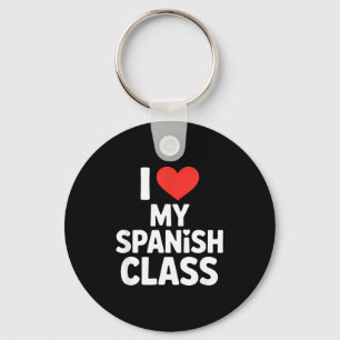 Funny spanish class saying i love my students Funn Key Ring