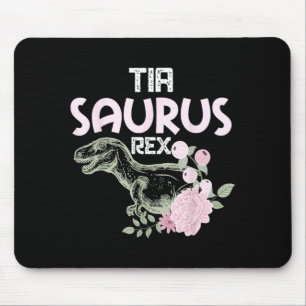 Funny Spanish Mothers Day Auntie Gift _ Tia Saurus Mouse Pad