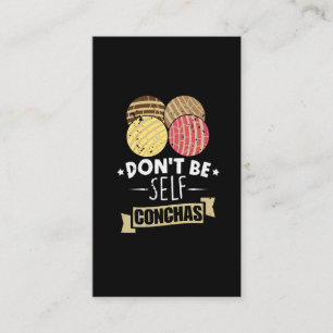Funny Spanish Pun - Conchas Spain Humor Business Card