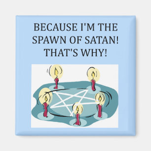 funny spawn of satan magnet