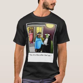 Funny Spectickles Halloween Werewolf Flea Collar H T-Shirt