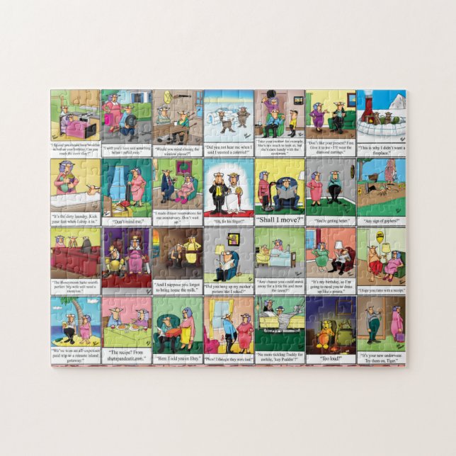 Funny Spectickles Marriage Humour Puzzle (Horizontal)