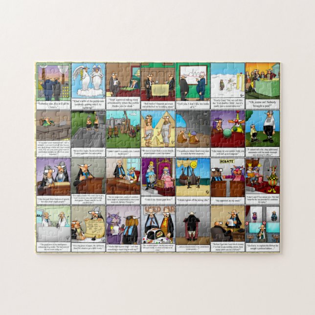 Funny Spectickles Political Humour Puzzle (Horizontal)