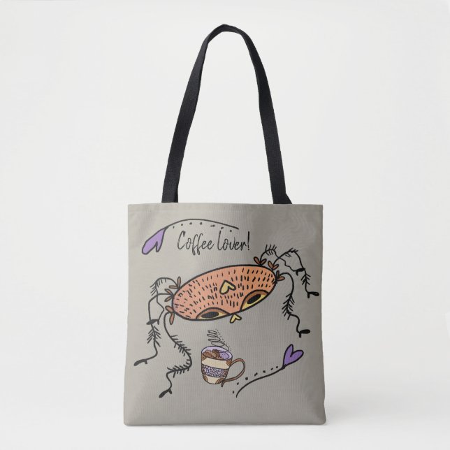 Funny spider Halloween  Tote Bag (Front)