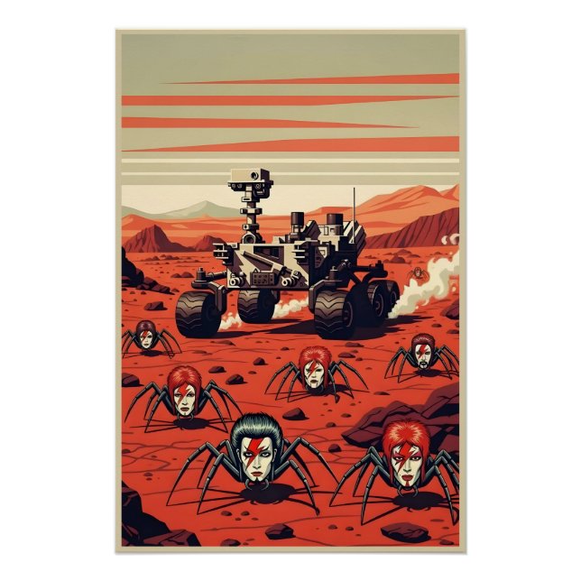 Funny Spiders from Mars Poster (Front)