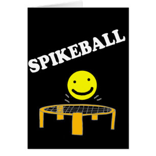 Funny Spikeball Net with Smile Face Art