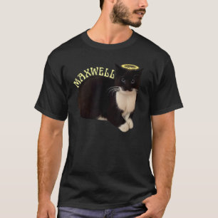 Funny Spinning Cat Maxwell The Tuxedo Cat Meme T-Shirt