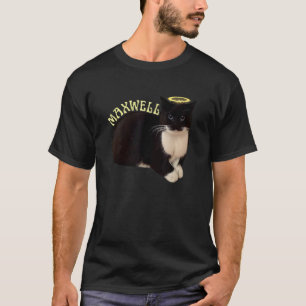 Funny Spinning Cat Maxwell The Tuxedo Cat Meme T-Shirt