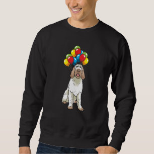 Funny Spinone Italiano Dog With Balloons Sweatshirt