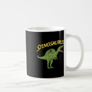 Funny Spinosaurus Pi Day Shirt Math Dinosaur Gift  Coffee Mug