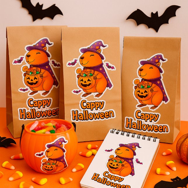 Funny Spooky Cute Capybara Witch WIzard (Creator Uploaded)