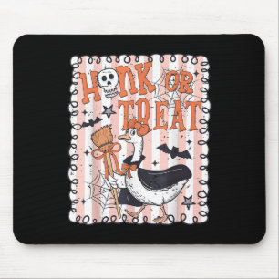 Funny Spooky Goose Fall Honk Or Treat Halloween Go Mouse Pad