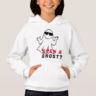 Funny Spooky Halloween Cool White Ghost Kids