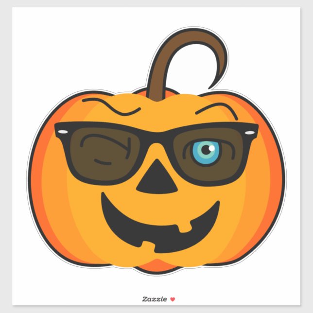  Funny Spooky Pumpkin iconic winkS (Sheet)