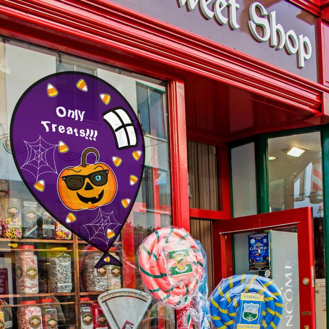 Funny Spooky Pumpkin iconic winkS Only treats!!! (For your store, for your parties...)