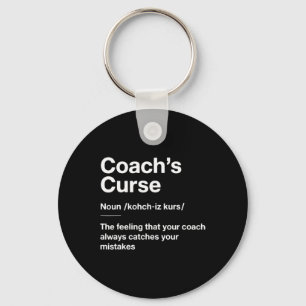 Funny Sport Definition Team Bysebyll Soccer Coach' Key Ring