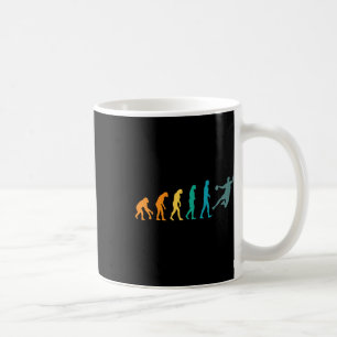 Funny Sport Evolution Handball Coffee Mug