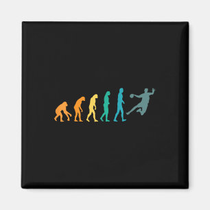 Funny Sport Evolution Handball Magnet