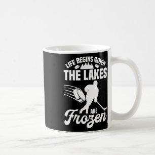 Funny Sport Pond Hockey Player (1)  Coffee Mug