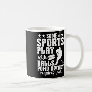Funny Sport Pond Hockey Player (6) Coffee Mug