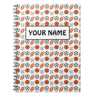 Funny Sports Balls Notebook