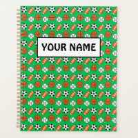 Funny Sports Balls Planner