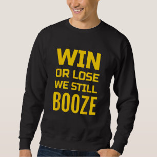 Funny Sports Drinking in gold & maroon, cardinal Sweatshirt