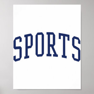 Funny Sports Sarcastic Football Poster