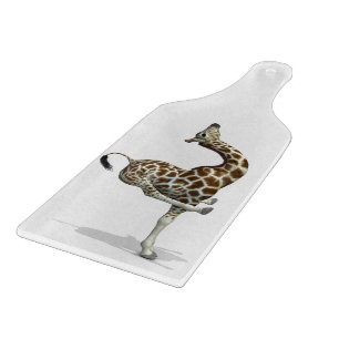 Funny Sporty Giraffe Cutting Board