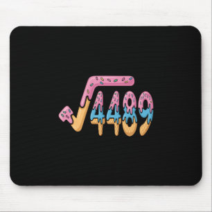 Funny Square Root 4489 Funny 67 Math Ice Cream Mem Mouse Pad