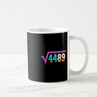 Funny Square Root 4489 Ice Cream Drip Math 67 Funn Coffee Mug
