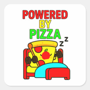 Funny square sticker