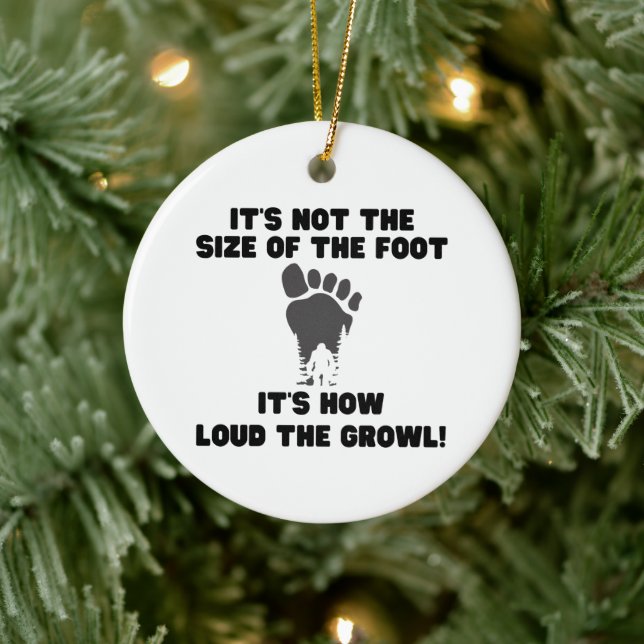 Funny Squatchy Bigfoot Ornament (Tree)