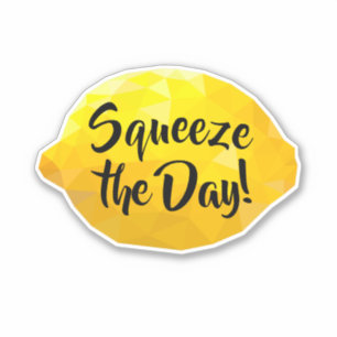 Funny Squeeze the Day Script 3D Lemon