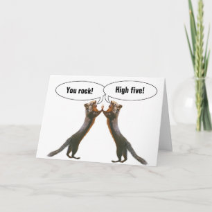 Funny Squirrel Birthday Card