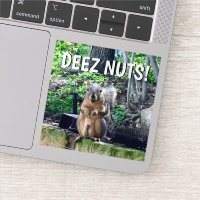 Funny Squirrel Deez Nuts Adult Humour Laptop