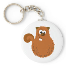 Funny Squirrel Keychain