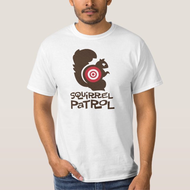 Funny Squirrel Patrol Squirrel Hater Shirt (Front)