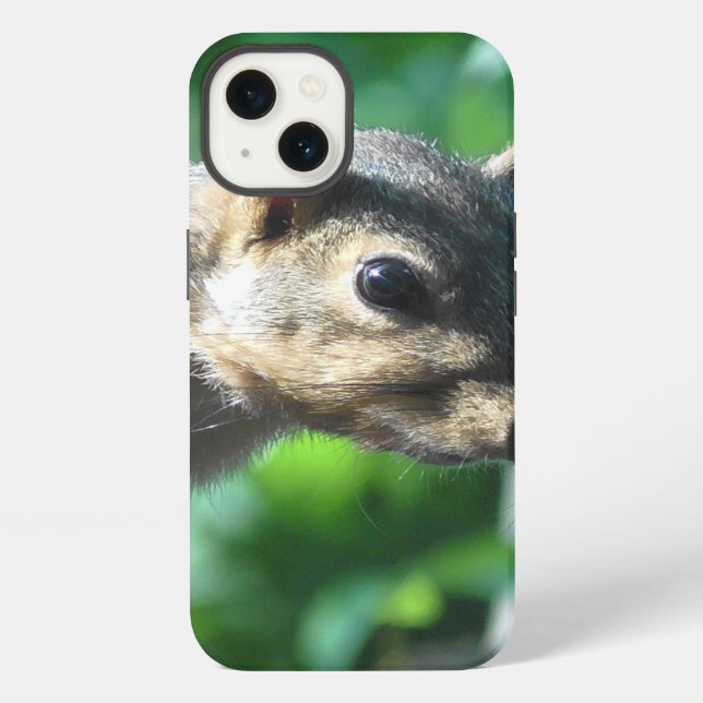 Funny Squirrel Photo iPhone Case (Back)