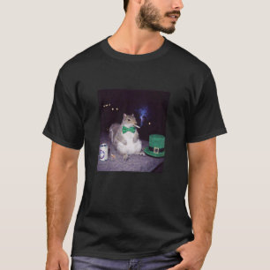 Funny Squirrel Smoking Cigarette Beer Gen Z St Pat T-Shirt