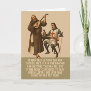Funny St George's Day Card