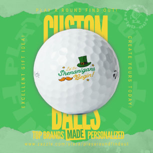 Funny St. Patrick’s Day Design for Golf Buddies Balls