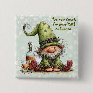 Funny St. Patrick’s Day Humor 15 Cm Square Badge