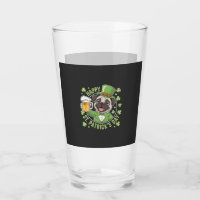 Funny St. Patrick�s Day Pug with Beer Mug