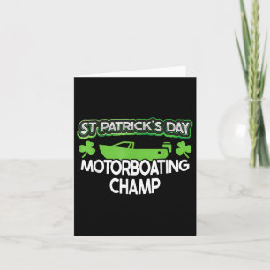 Funny St Patricks Day Adult Humour For Men Motorbo Card